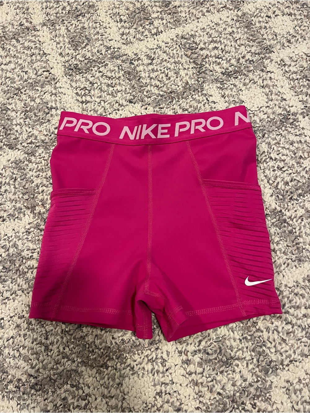 Nike Pro Women’s Hot Pink Compression Bike Shorts